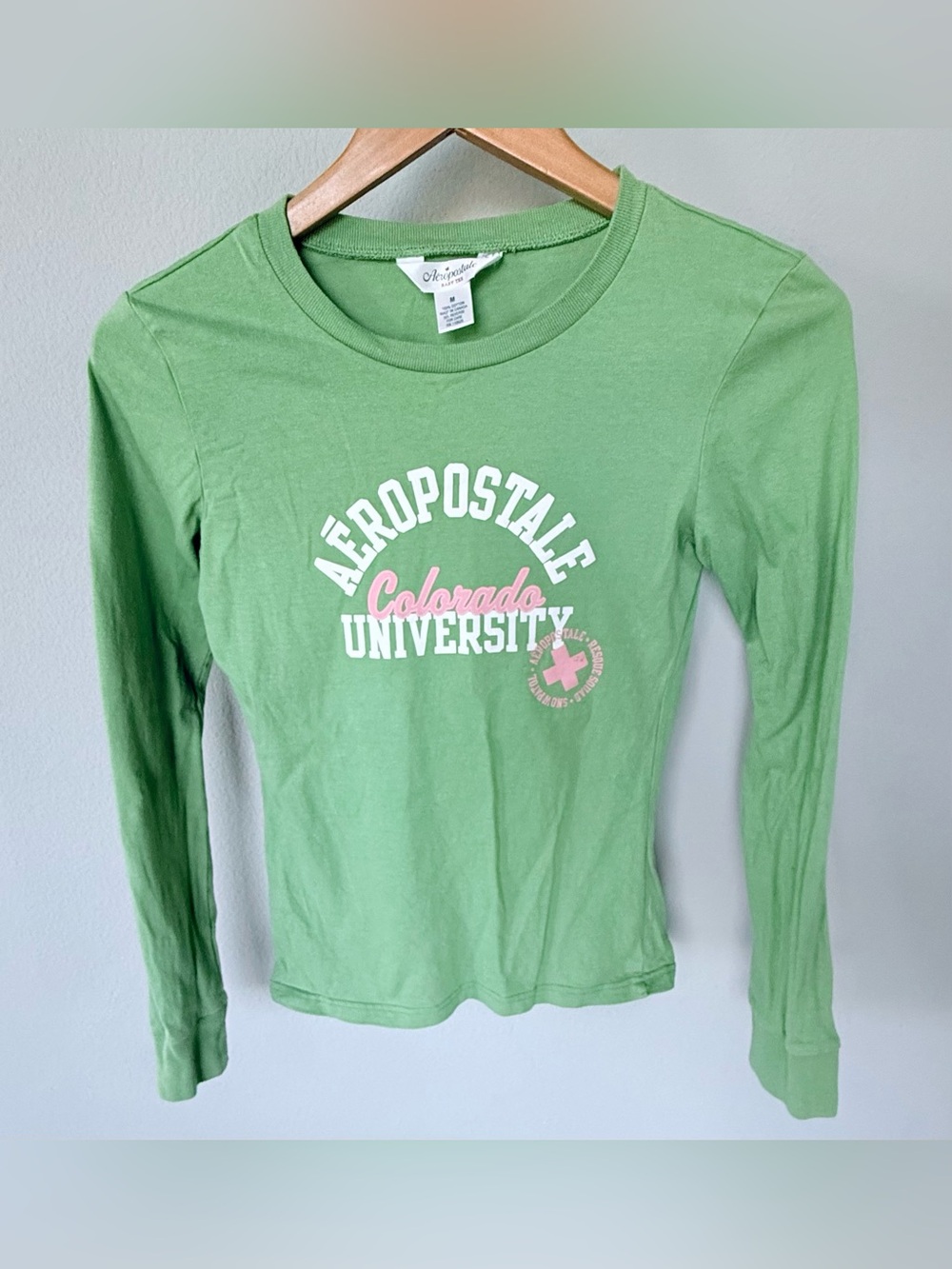 Aeropostale Colorado University Crewneck Long Sleeve Tee • Women’s M • Y2K  P